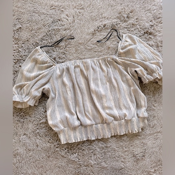 H&M Pinstriped Top M - Picture 8 of 9